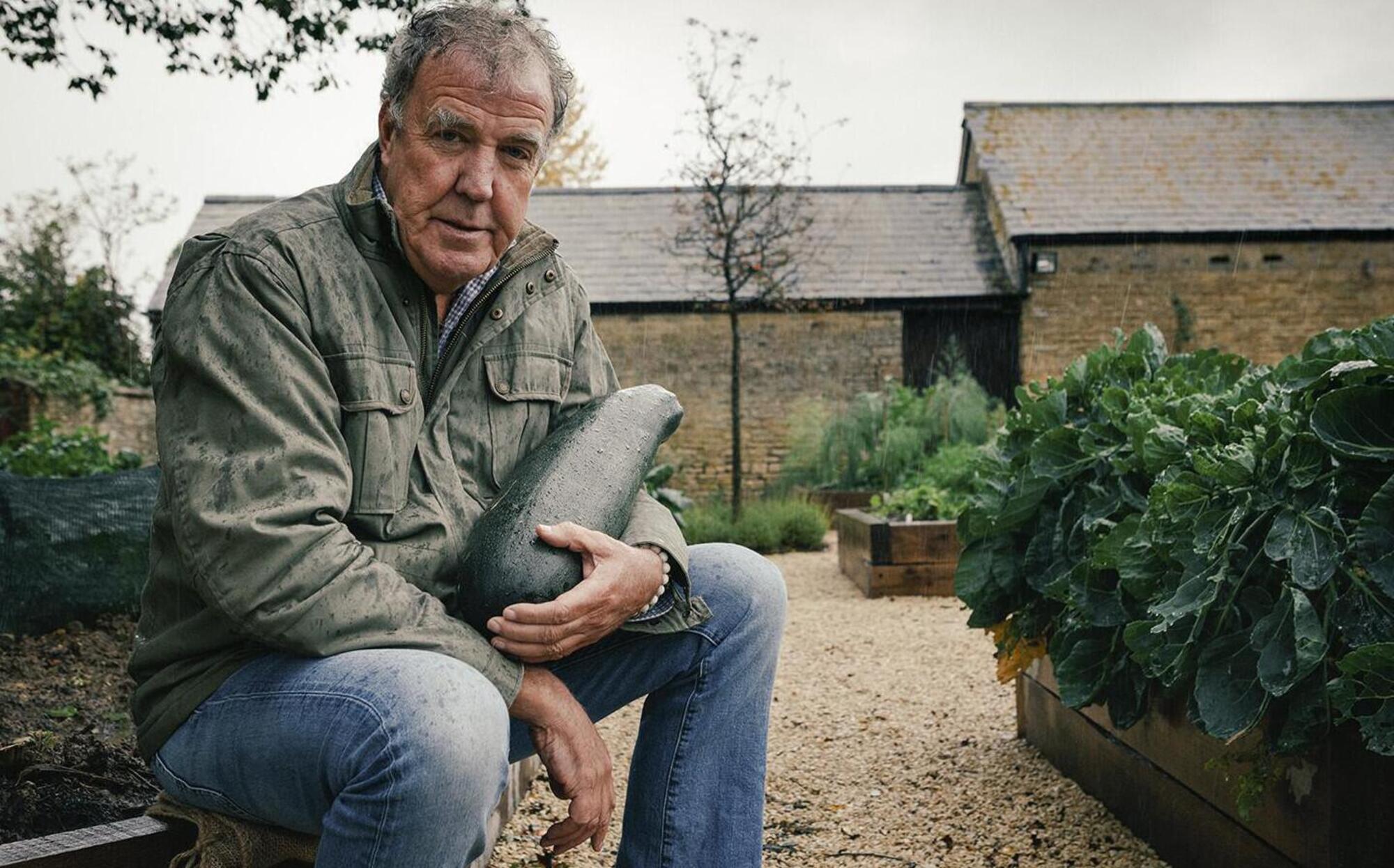 Jeremy Clarkson nella sua Diddly Squat Farm