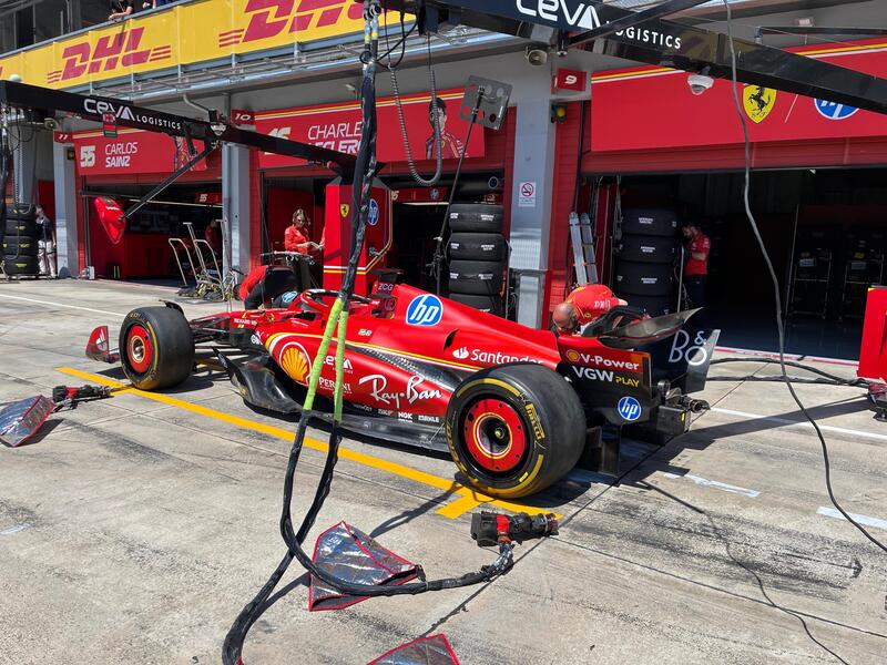 F1. GP Imola 2024, SF-24 EVO Pit Lane