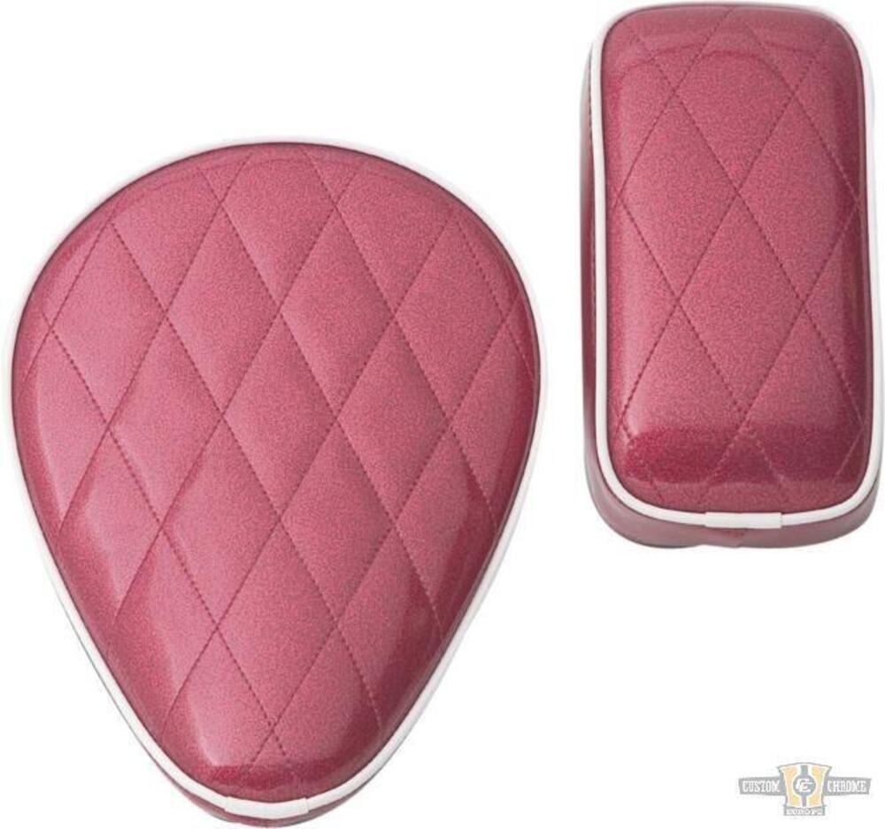 Mono sella rosso metal flake Le Pera Spring