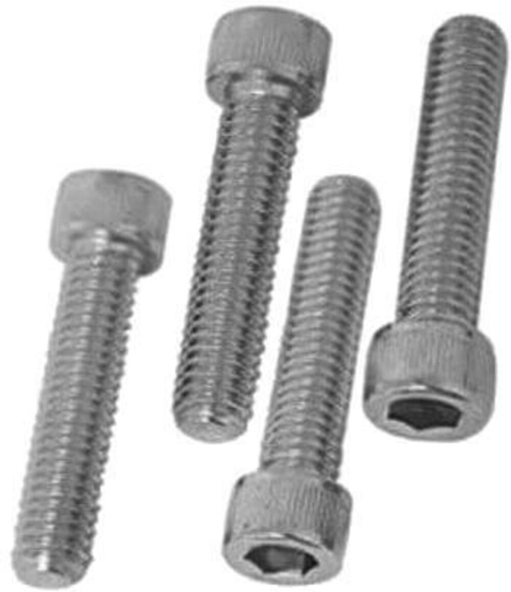 Set viti cromate lunghe. 22 mm per piastrina super 