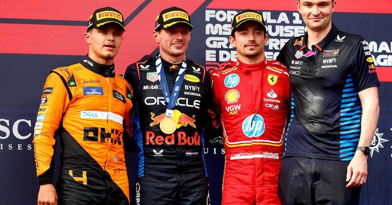 F1. Gran Premio Imola: Ferrari terza incomoda con una McLaren che fa paura a Verstappen