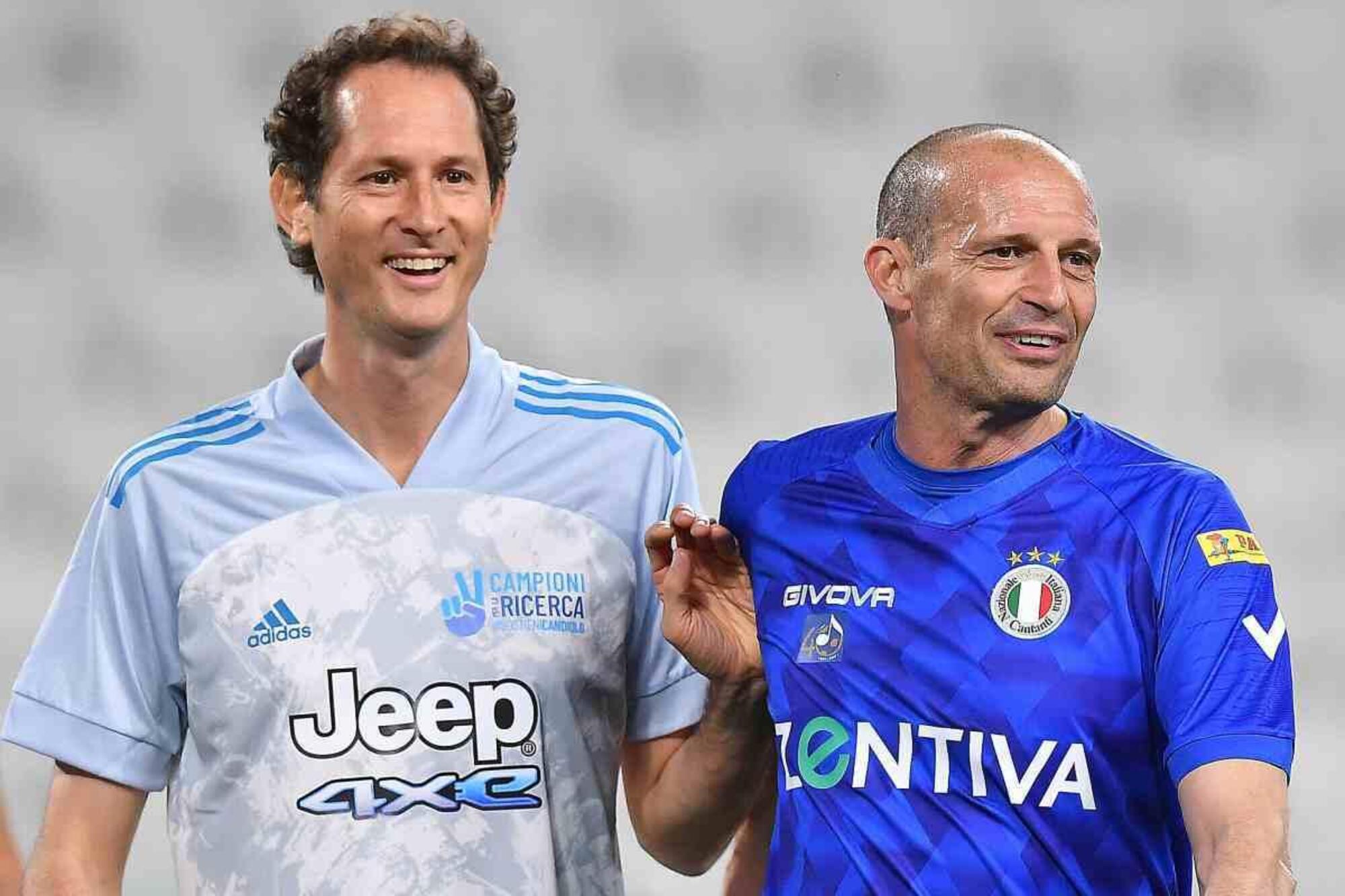 John Elkann e Massimiliano Allegri