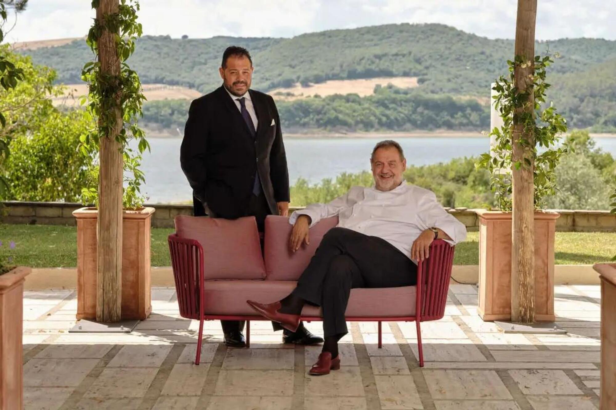 Gli chef Luca e Gianfranco Vissani