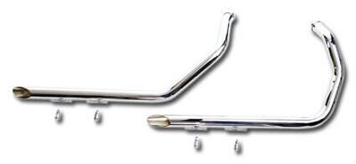 Marmitte Paughco drag pipe Slash cut staggered cro