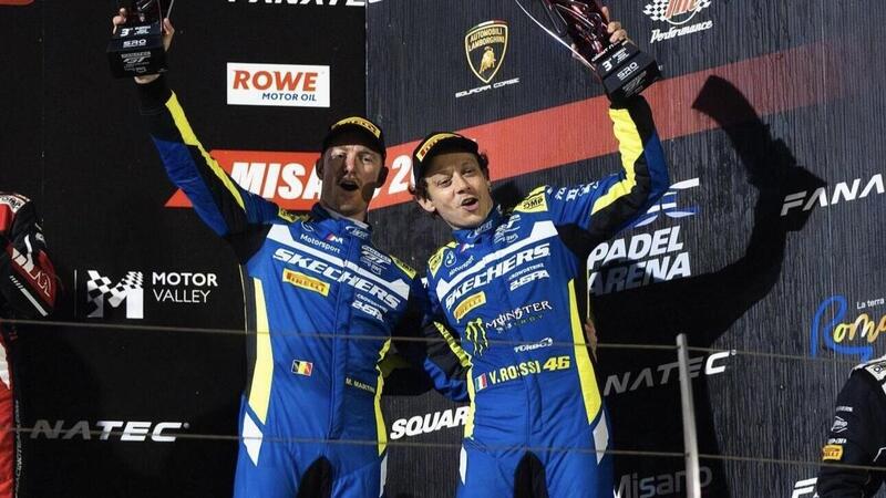 Valentino Rossi c&#039;&egrave;: vince ancora a Misano nel GT World Challenge con BMW [VIDEO]