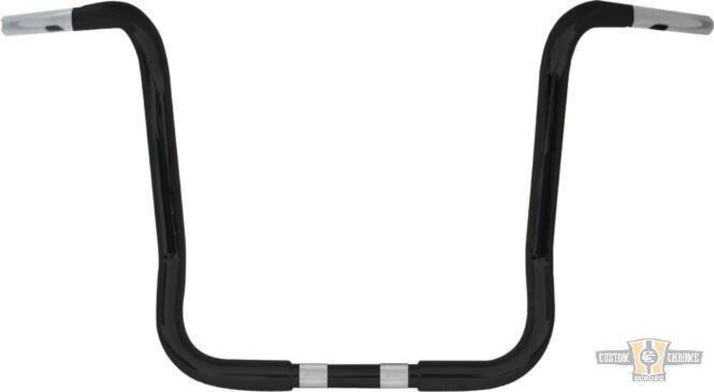 Manubrio Ape Hanger 1-1/4" alto 14" FLHT nero Bagg 