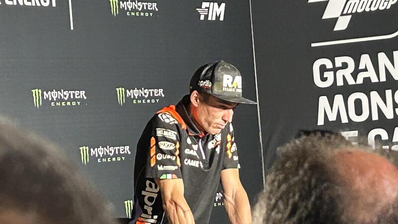 MotoGP 2024. GP di Catalogna. Un emozionatissimo Aleix Espargaro ha annunciato il ritiro [VIDEO e GALLERY]