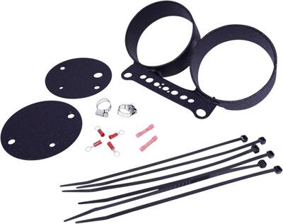 Supporto contakm e contagiri in avanti nero Per Sp Drag Specialties