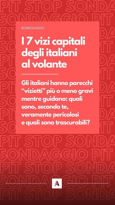 Pit Stop e Automoto.it: i sette peccati capitali della guida (sabato in diretta su RAI Radiouno [LINK AUDIO]