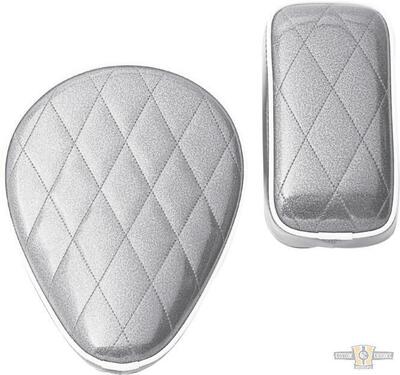 Mono sella argento metal flake Le Pera Spring