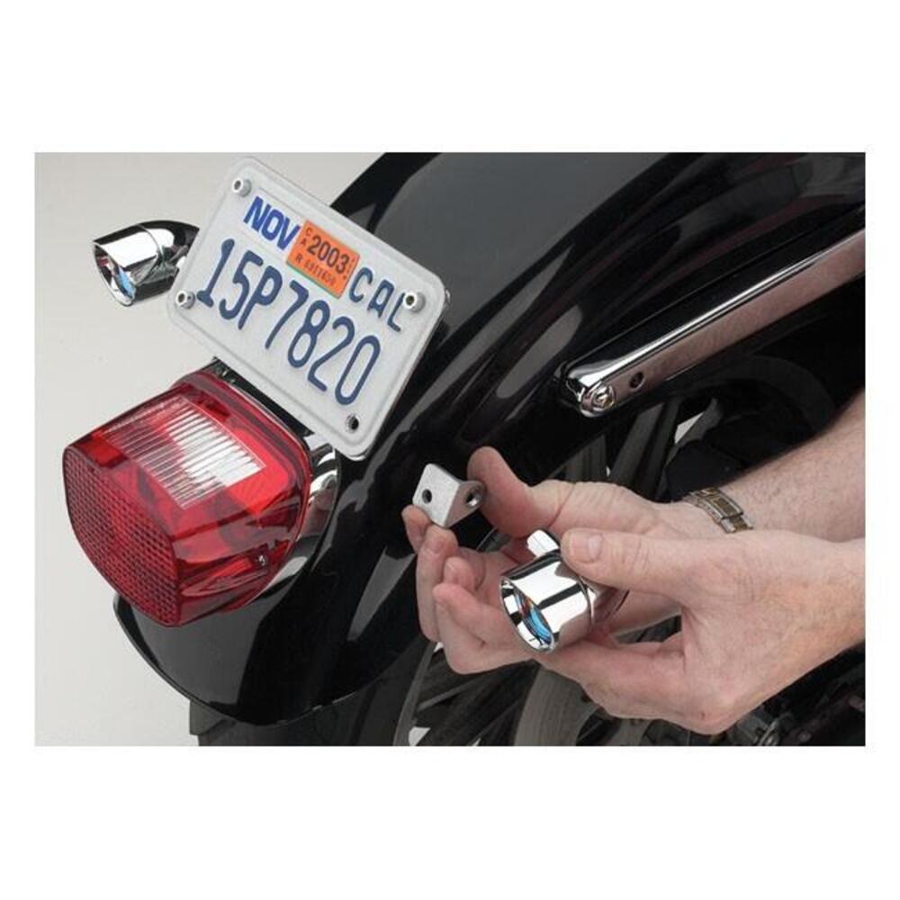 supporti frecce per targa cromati universali Cycle 