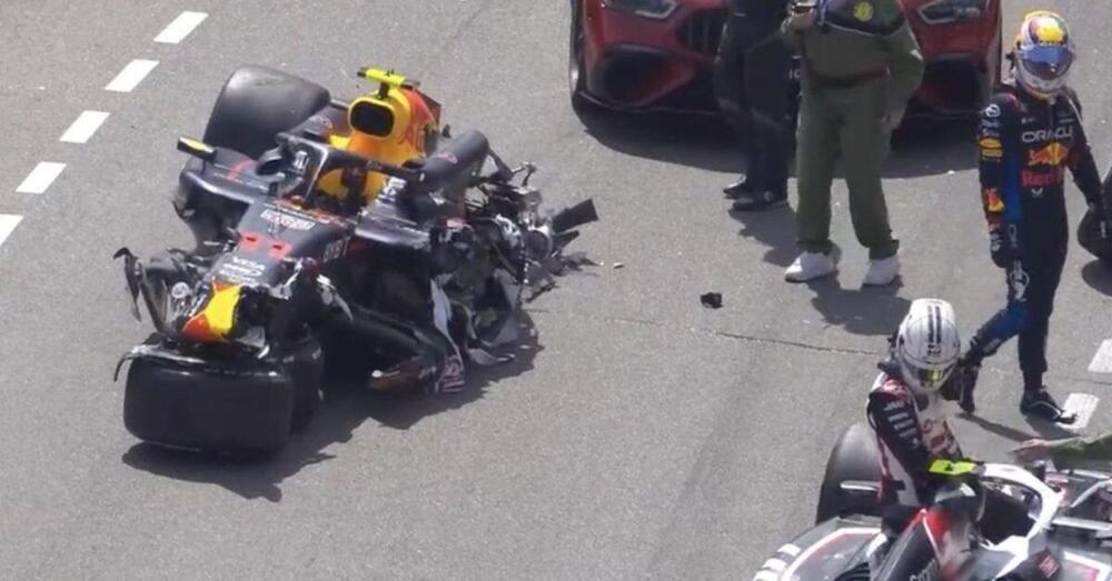 Incidente assurdo al via del GP di Montecarlo: cos&#039;&egrave; successo a Perez, H&uuml;lkenberg e Magnussen