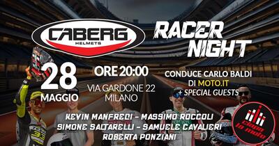 Serata Caberg il 28 maggio a Ciapa la moto