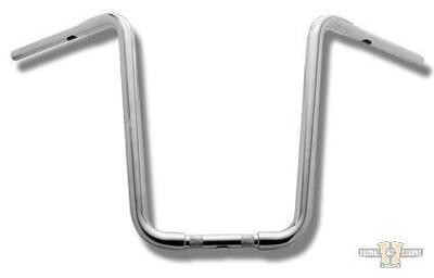 Manubrio Ape Hanger 1-1/4&quot; alto 17&quot; Cromato senza Santee