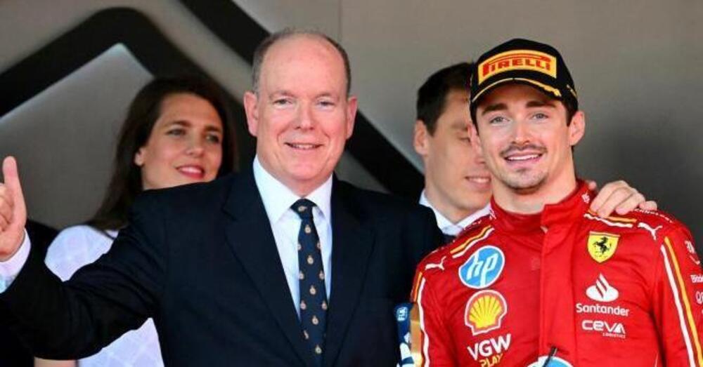 Come sono andati i pazzi festeggiamenti del principe Alberto per il suo Charles Leclerc dopo il Gran Premio di Monaco