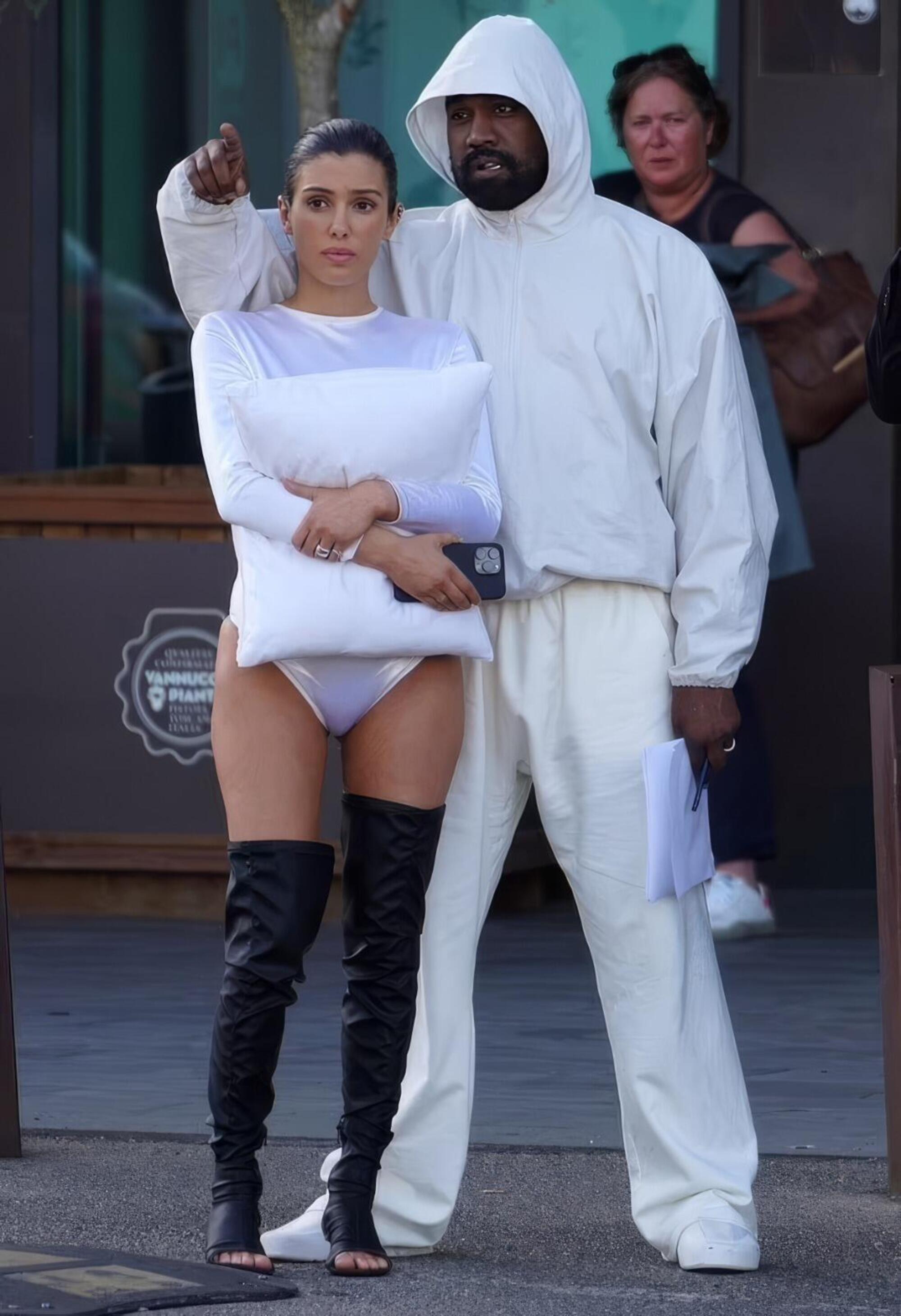 Kanye West e Bianca Censori a Firenze