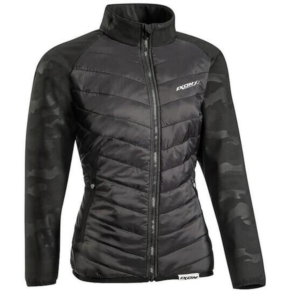 Piumino donna Ixon GOTHAM LADY nero nero camo