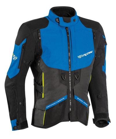 Giacca moto Ixon RAGNAR 3 strati Nero Antracite Bl