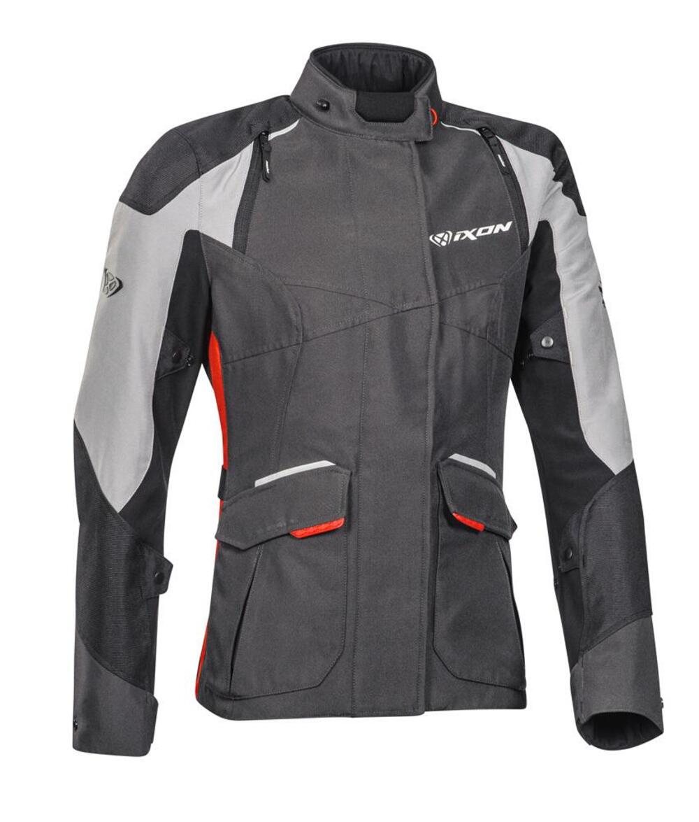 Giacca moto donna Ixon BALDER LADY 3 strati Nero G