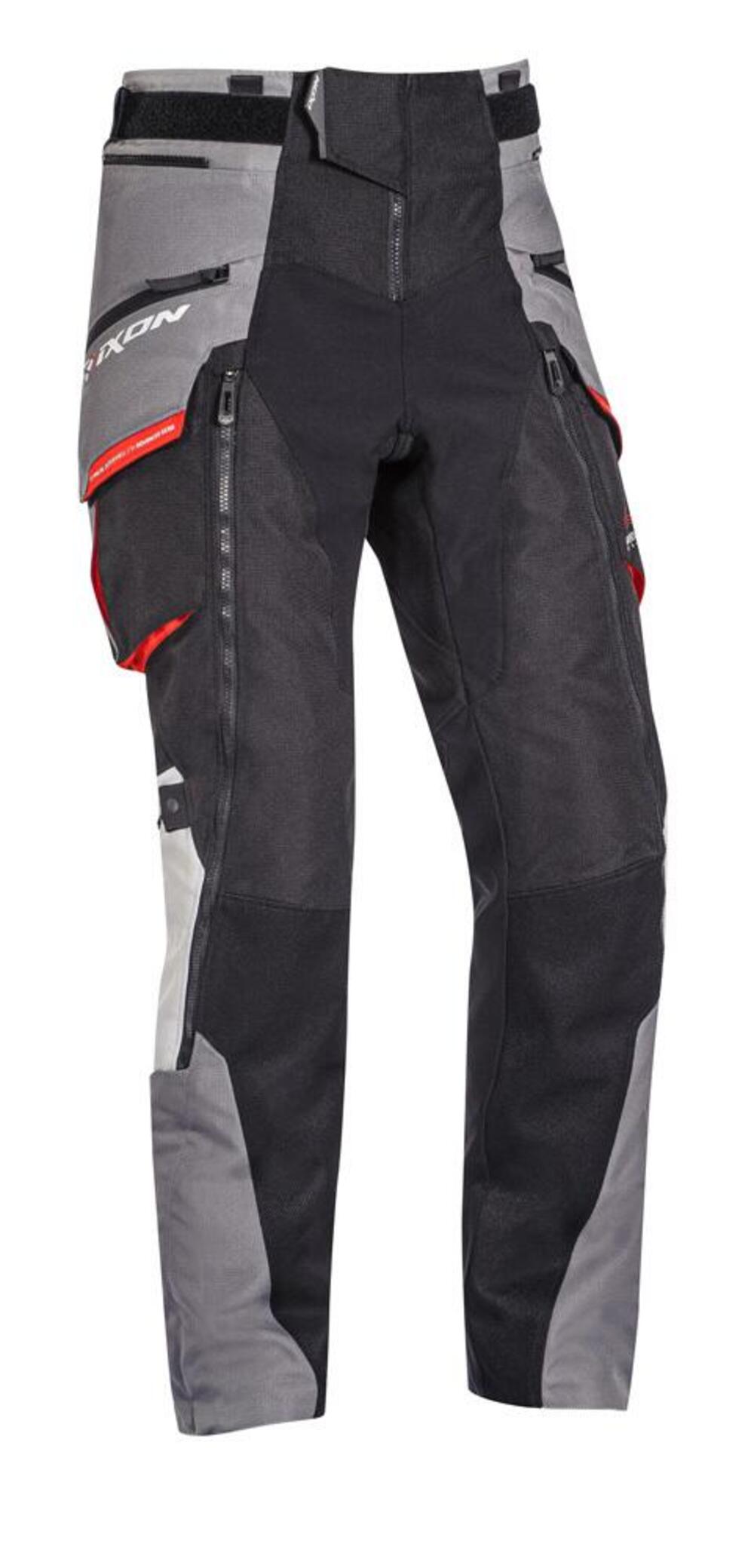 Pantaloni moto Ixon RAGNAR 3 strati Nero Grigio Ro