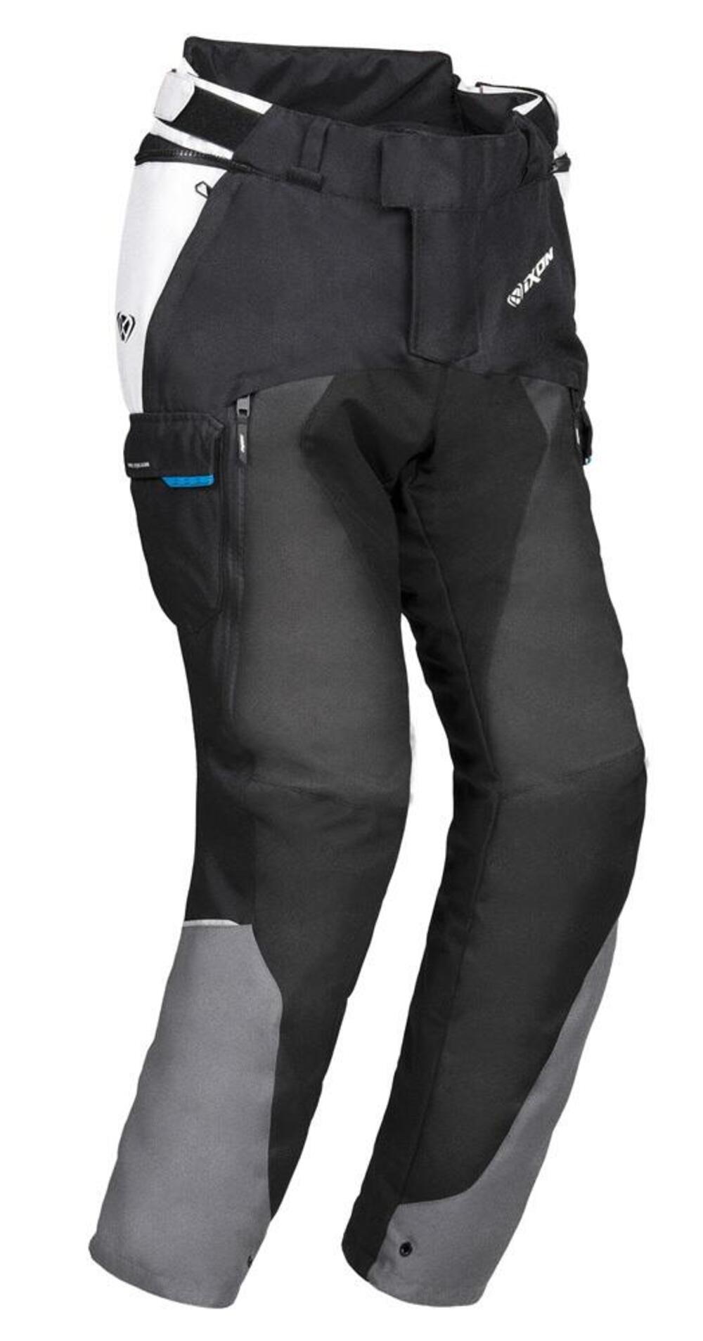 Pantaloni moto Ixon Balder PT 3 strati nero grigio