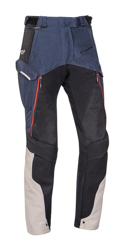Pantaloni moto donna Ixon EDDAS LADY Grigio Blu Na