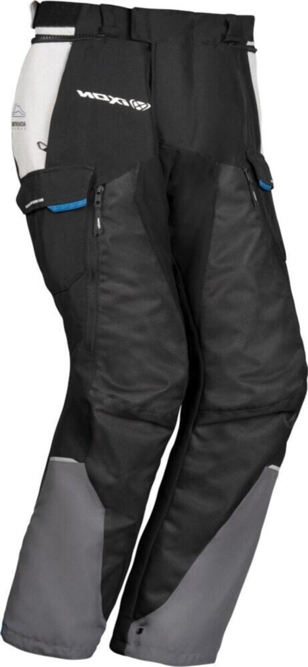Pantaloni moto donna Ixon Balder PT L nero grigio
