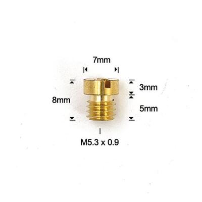 Getto del massimo da 190 per carburatore Keihin CV 