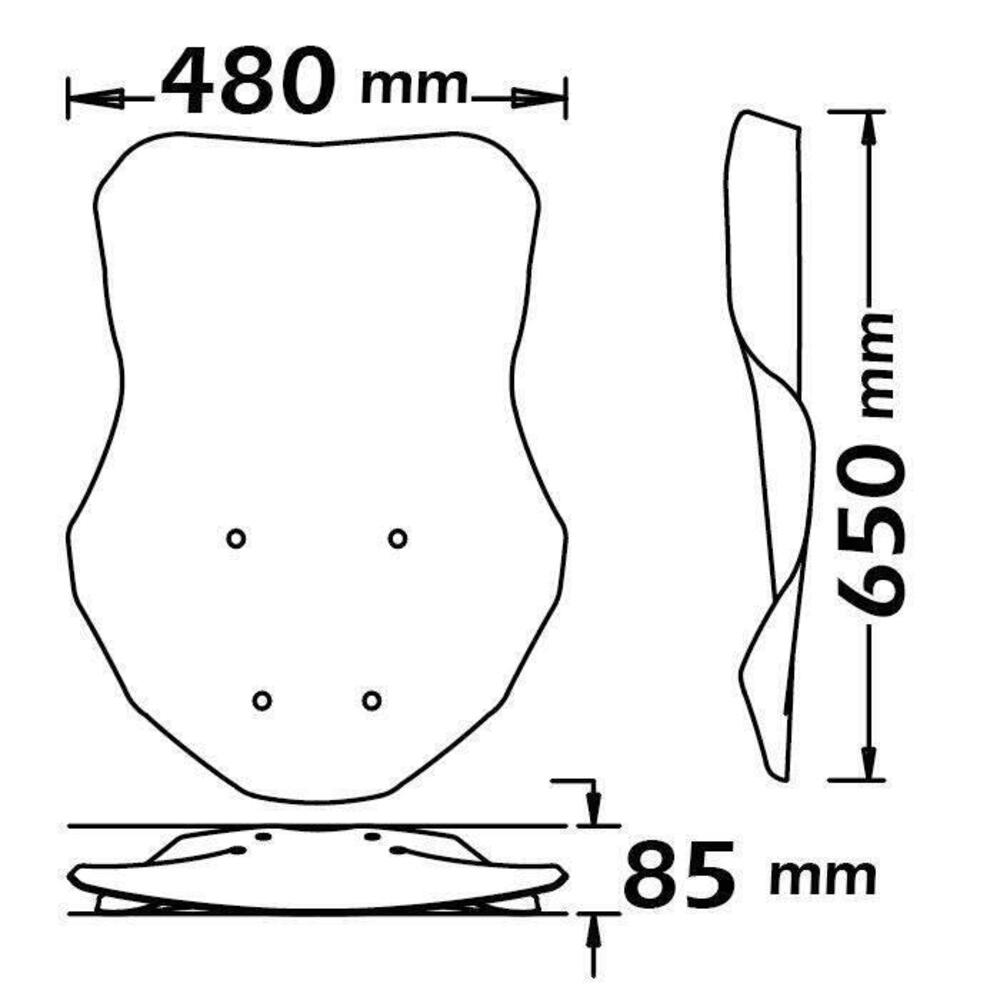 Parabrezza Isotta per X ADV (4)