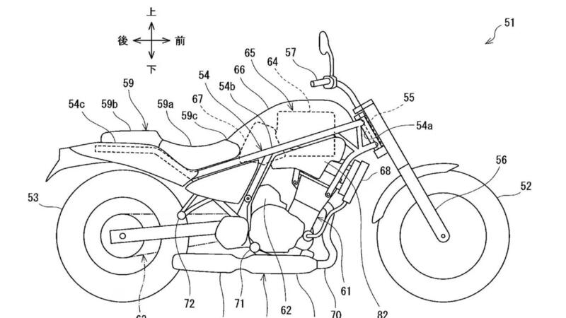 Kawasaki continua a lavorare su modelli ibridi, brevetti e soluzioni