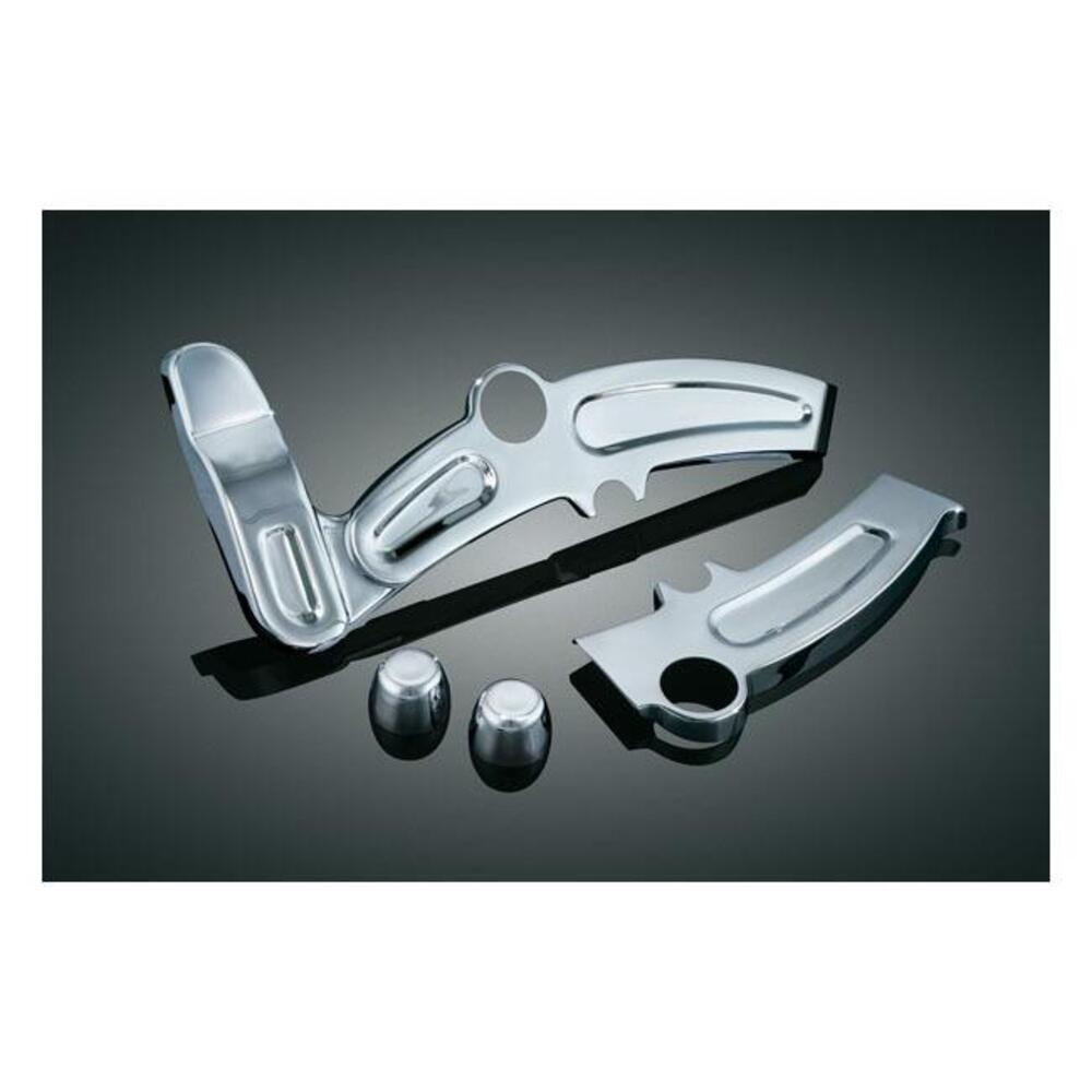 Coperchi telaio Boomerang cromati per Softail*** d 