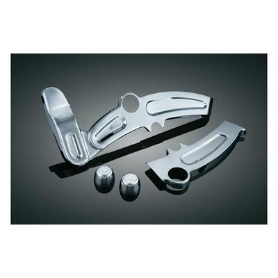 Coperchi telaio Boomerang cromati per Softail*** d 