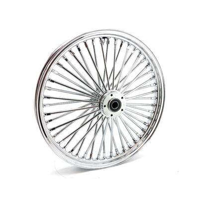 Ruota anteriore cromata Big Spoke 48 raggi 19&rdquo;x 2, 