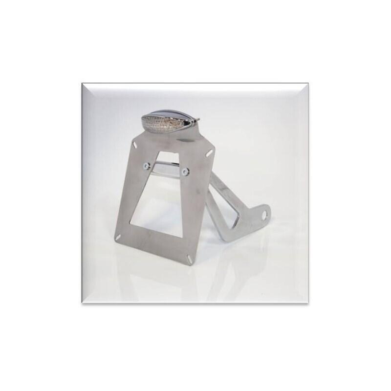 Portatarga italiana laterale universale Gray India 