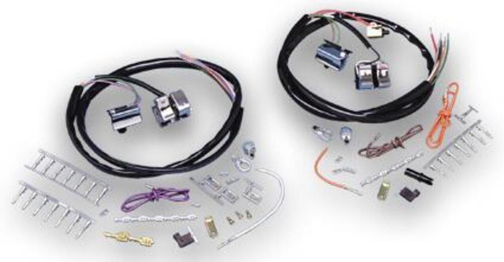 Interruttori cromati con lettere nere per vari mod 