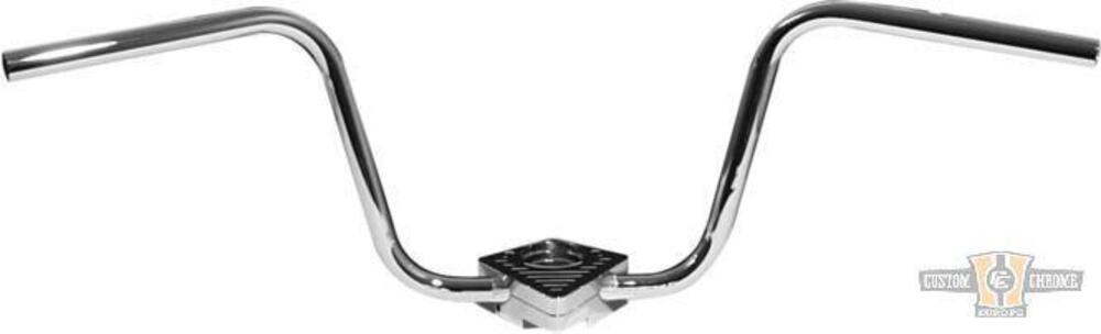 Manubrio Ape Hanger 1" alto 12" Cromato senza foss Fehling