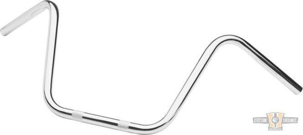 Manubrio Ape Hanger 1" alto 12" Cromato con fosset Khrome Werks