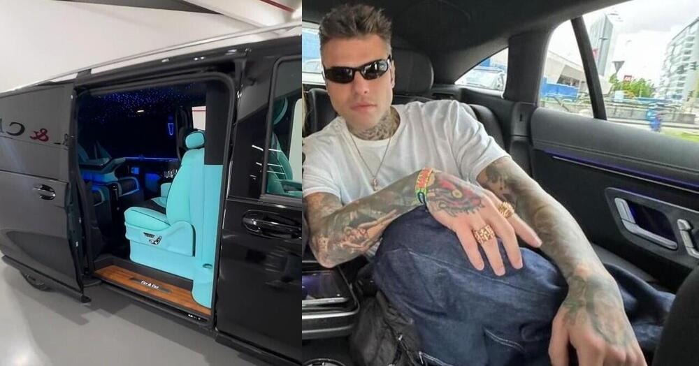 Fedez, dopo la Ferrari Roma un nuovo van extralusso in stile Kim Kardashian e Kanye West? Ecco l&rsquo;ultima del rapper dopo Chiara Ferragni. E Iovino qui non c&rsquo;entra... [VIDEO]