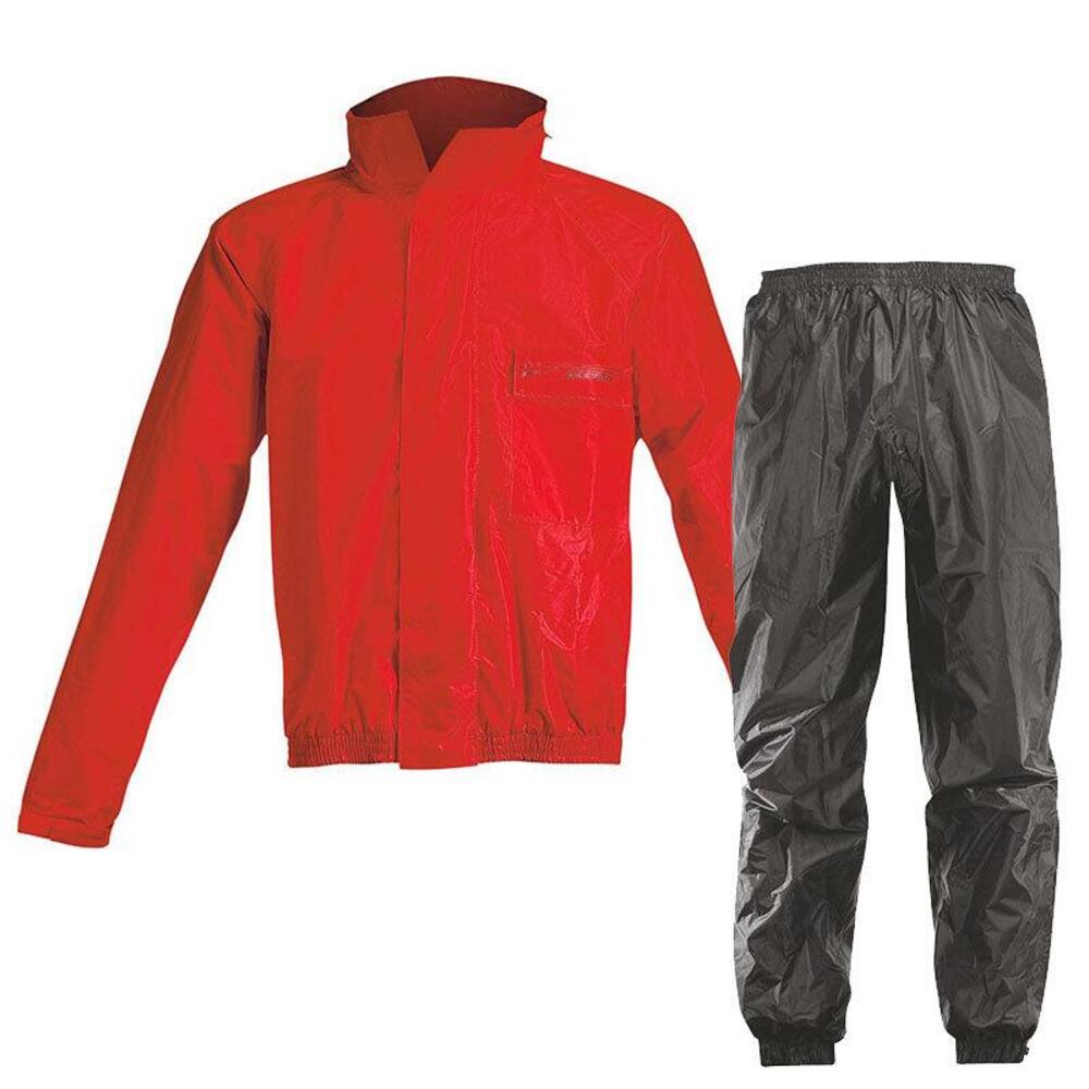 Tuta antipioggia divisibile Acerbis Logo Rosso Ner