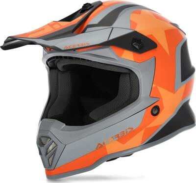 Casco cross bambino Acerbis IMPACT STEEL Junior Ne