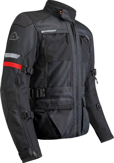 Giacca moto touring Acerbis X-TOUR CE 3 strati Ner