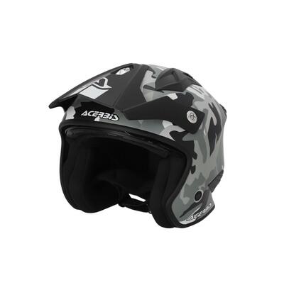 Casco Jet Acerbis Aria 2206 Camo Brown