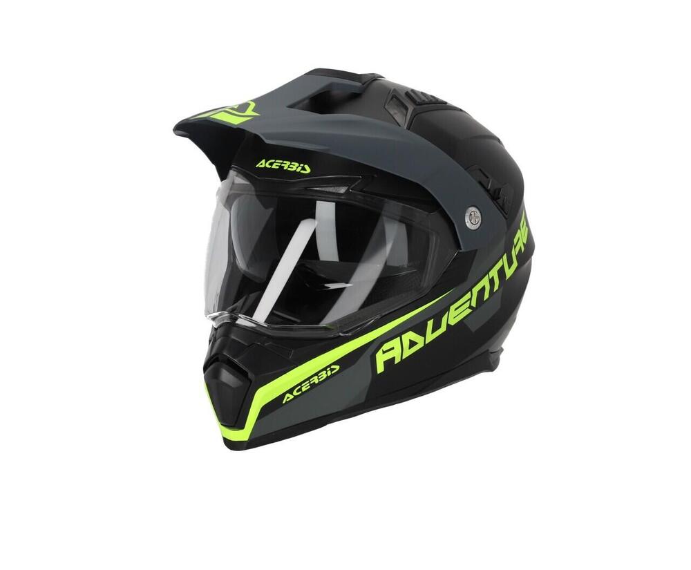 Casco intergrale touring Acerbis Flip 2206 Nero Gr