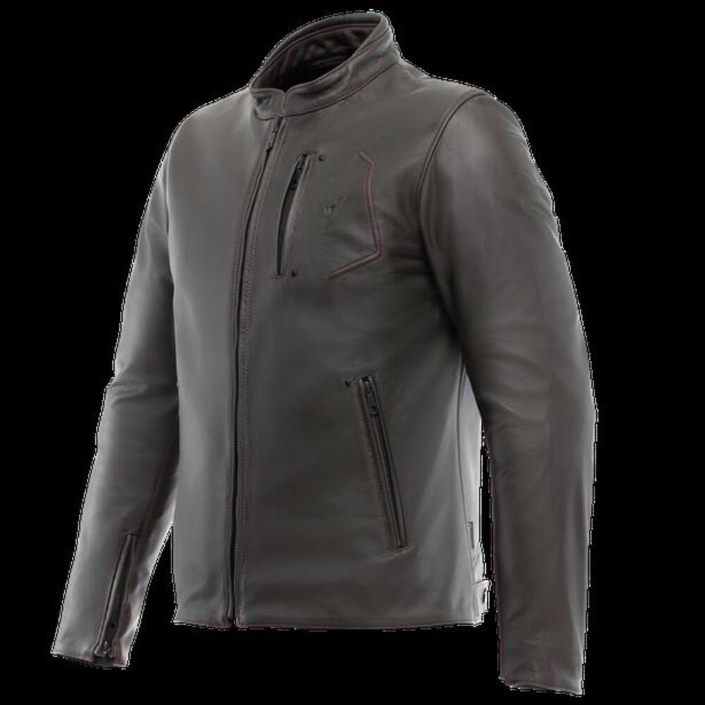 Giacca moto pelle Dainese FULCRO Marrone scuro
