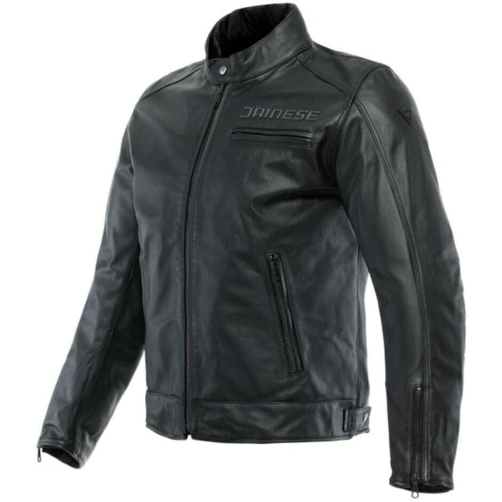 Giacca moto Pelle Dainese Zaurax Nero