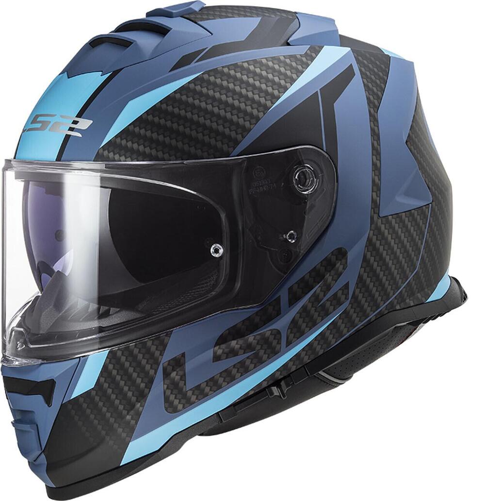 Casco integrale LS2 FF800 STORM II RACER Blu opaco