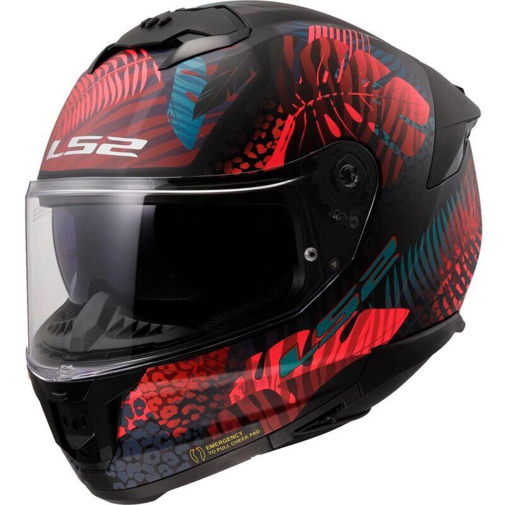 Casco integrale LS2 FF808 Stream II Jungle rosa bl