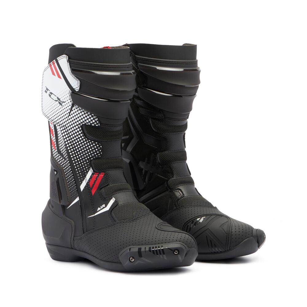 Stivali moto racing estivi TCX S-TR1 AIR Nero Bian 