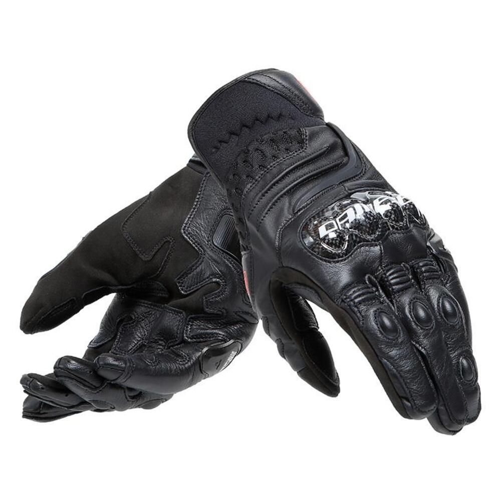 Guanti moto pelle Dainese Carbon 4 Short Nero
