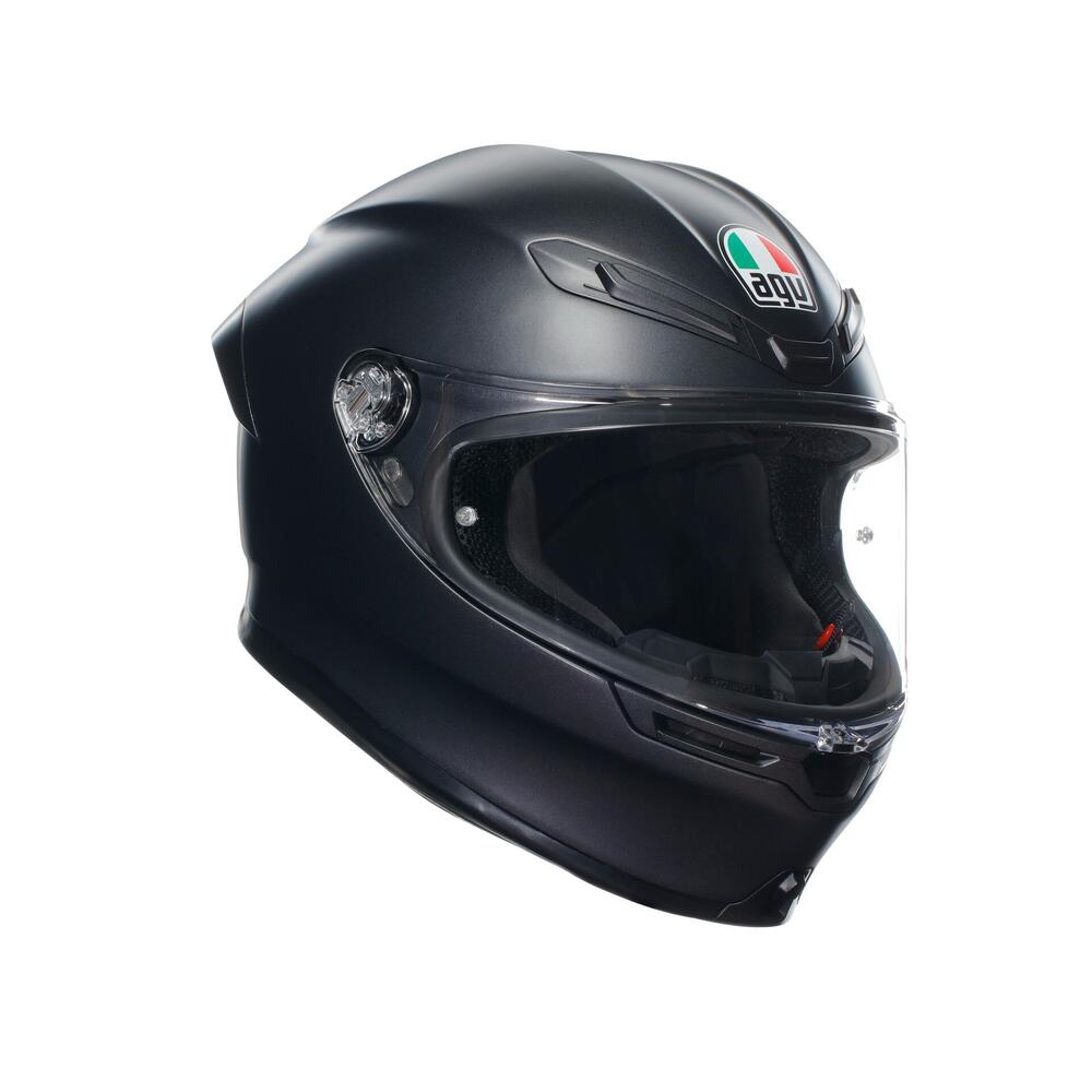 Casco integrale AGV K6 S E2206 MPLK in fibra Nero